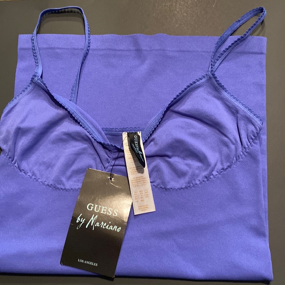 Guess by Marciano blue spaghetti strap